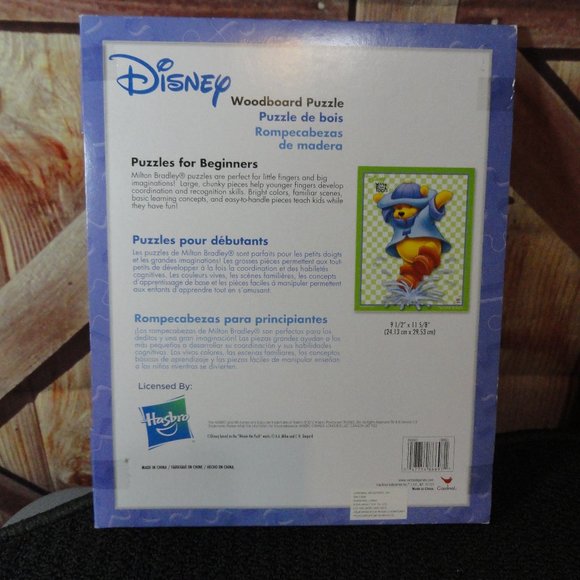 Disney Winnie the Pooh 9 pc Puzzle~Learning~Cute~NIP - Picture 4 of 4